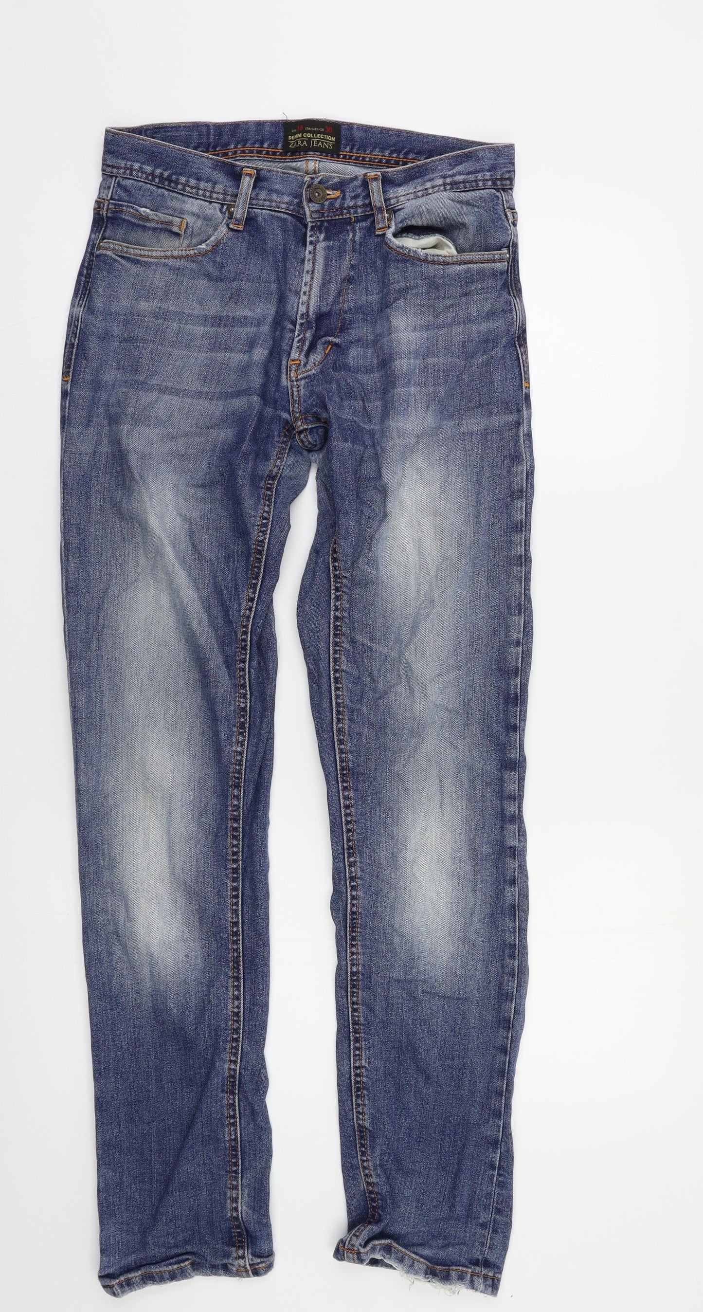 Zara Womens Blue   Skinny Jeans Size 28 L30 in