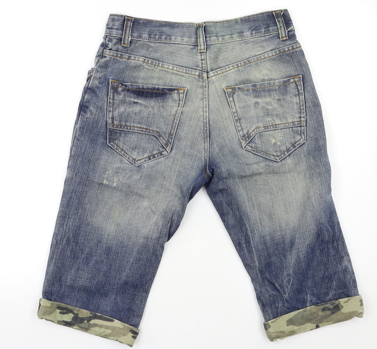 Denim & Co. Mens Blue    Shorts Size S