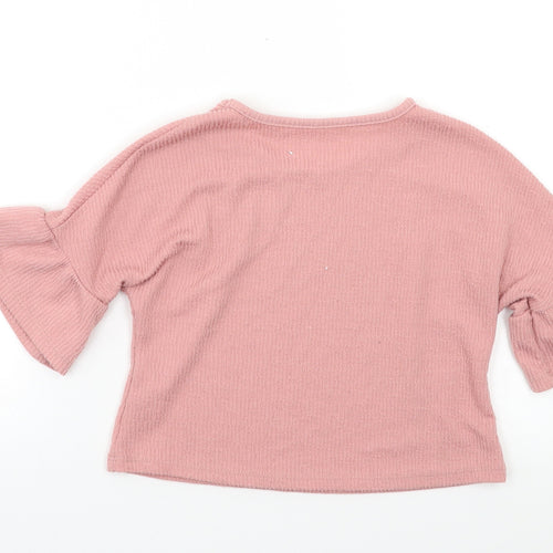Nutmeg Girls Pink   Basic Blouse Size 5-6 Years