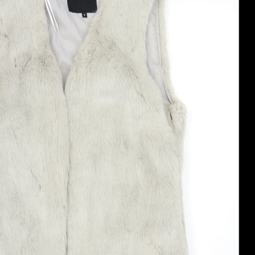 New Look Womens Grey   Jacket Waistcoat Size 8