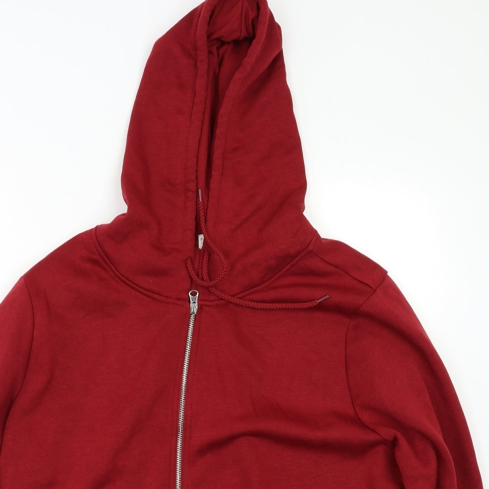 Papaya Womens Red   Full Zip Hoodie Size XL