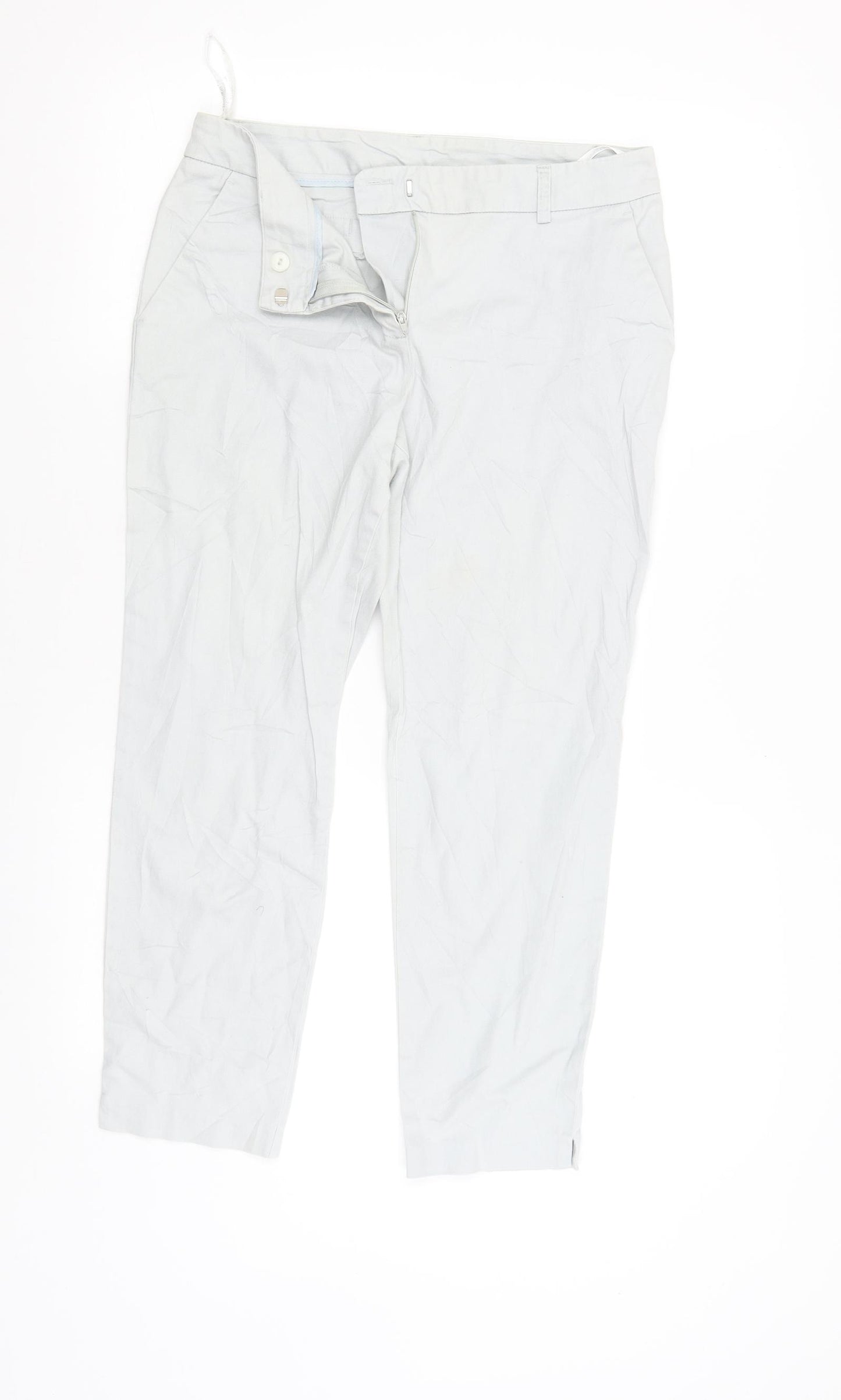 Dorothy Perkins Womens Grey   Jegging Trousers Size 10 L24 in