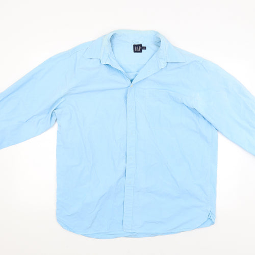 Gap Mens Blue    Button-Up Size L