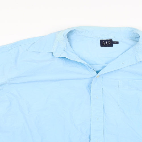 Gap Mens Blue    Button-Up Size L