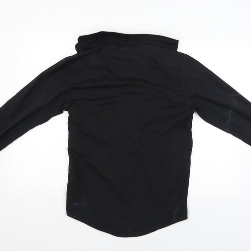 Primark Mens Black    Button-Up Size 14.5