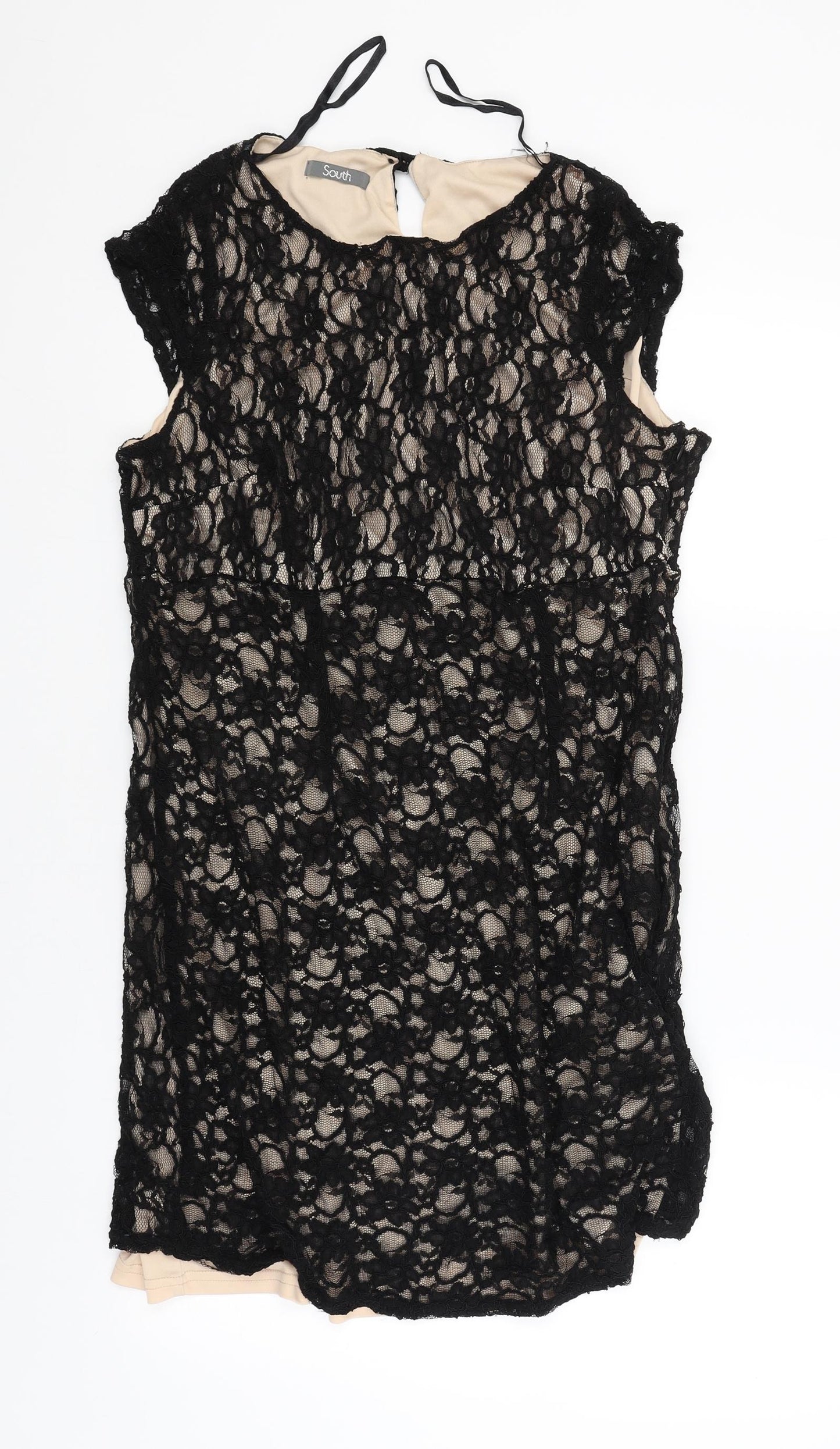 South Womens Black   Tank Dress  Size 20