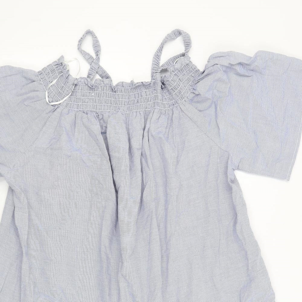 Primark Womens Blue Striped  Mermaid  Size 20