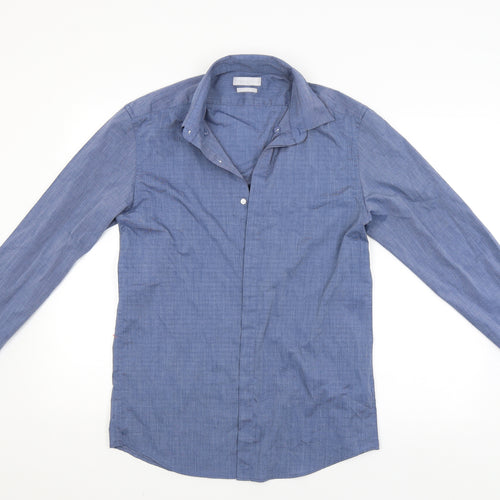 Red Herring Mens Blue    Button-Up Size 15.5