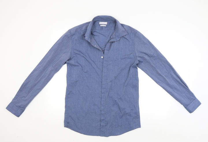 Red Herring Mens Blue Button-Up Size 15.5