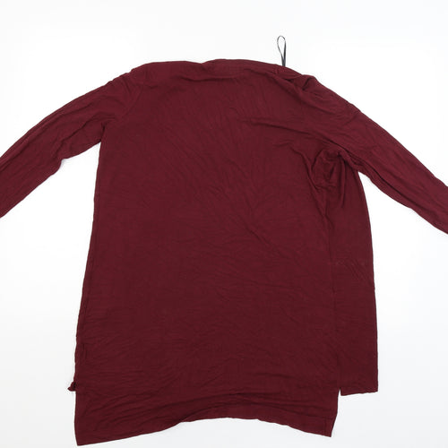 Wardrobe Essentials Womens Red   Cardigan Jumper Size 10