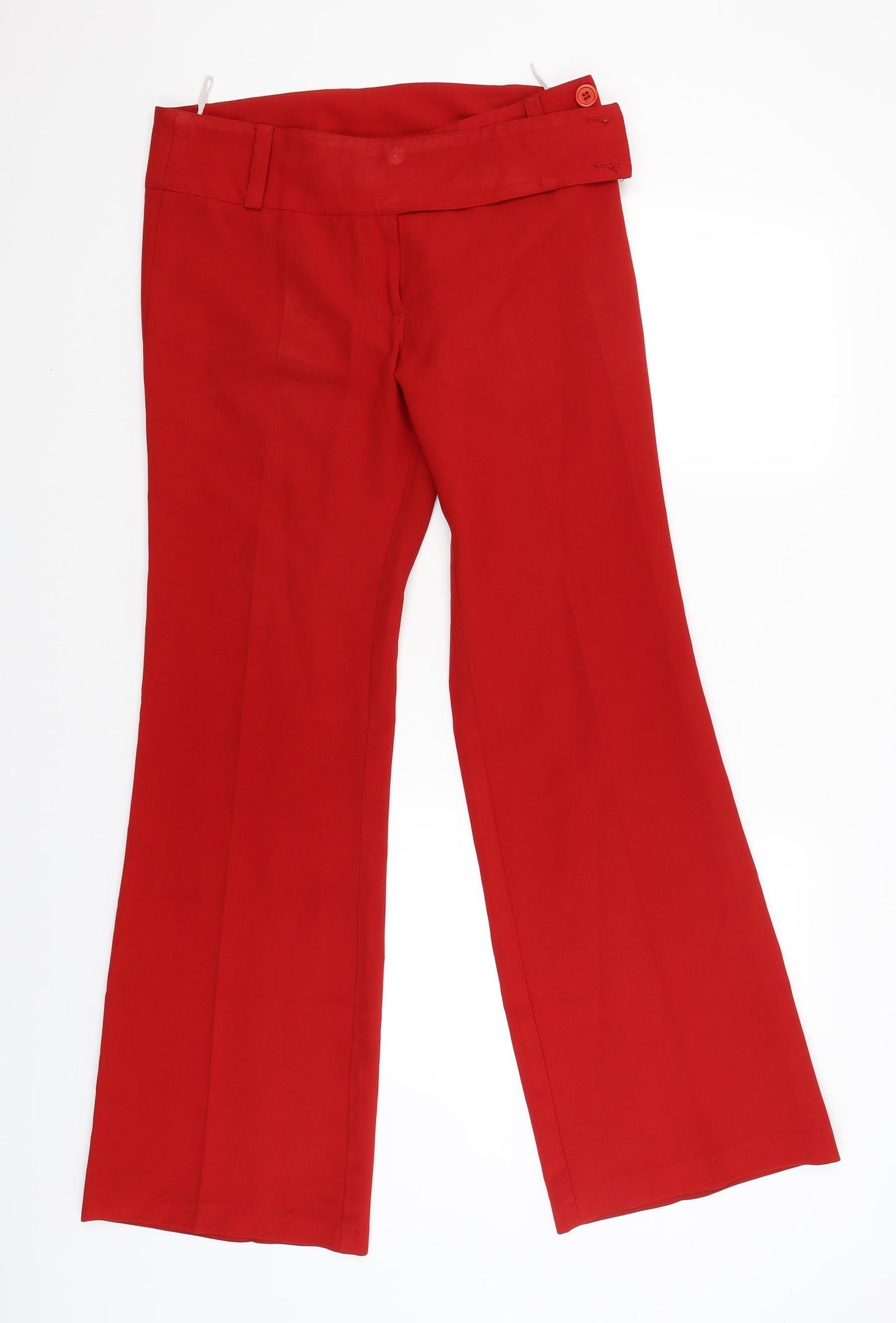 Pilot Womens Red   Trousers  Size 12 L33 in