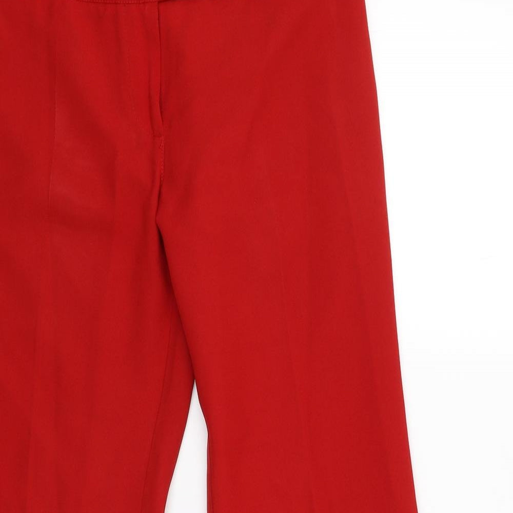 Pilot Womens Red   Trousers  Size 12 L33 in