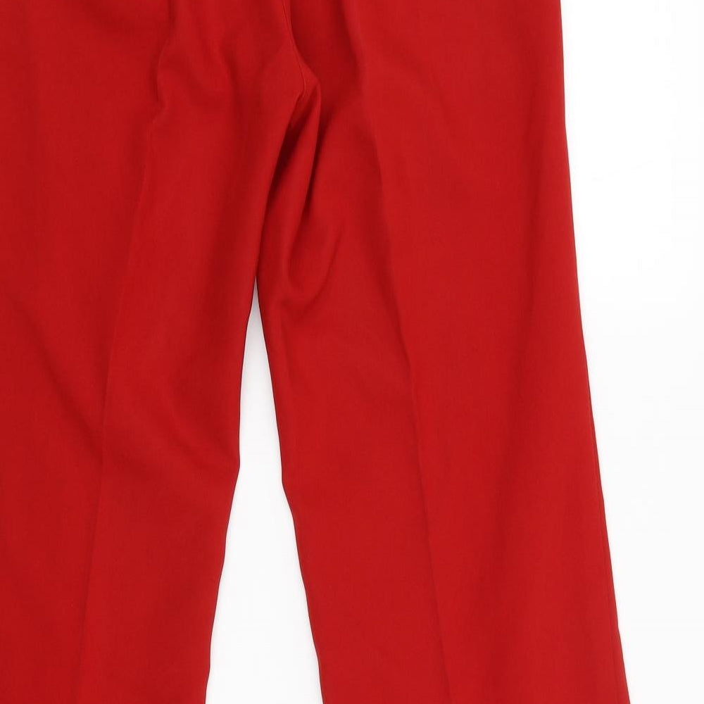 Pilot Womens Red   Trousers  Size 12 L33 in