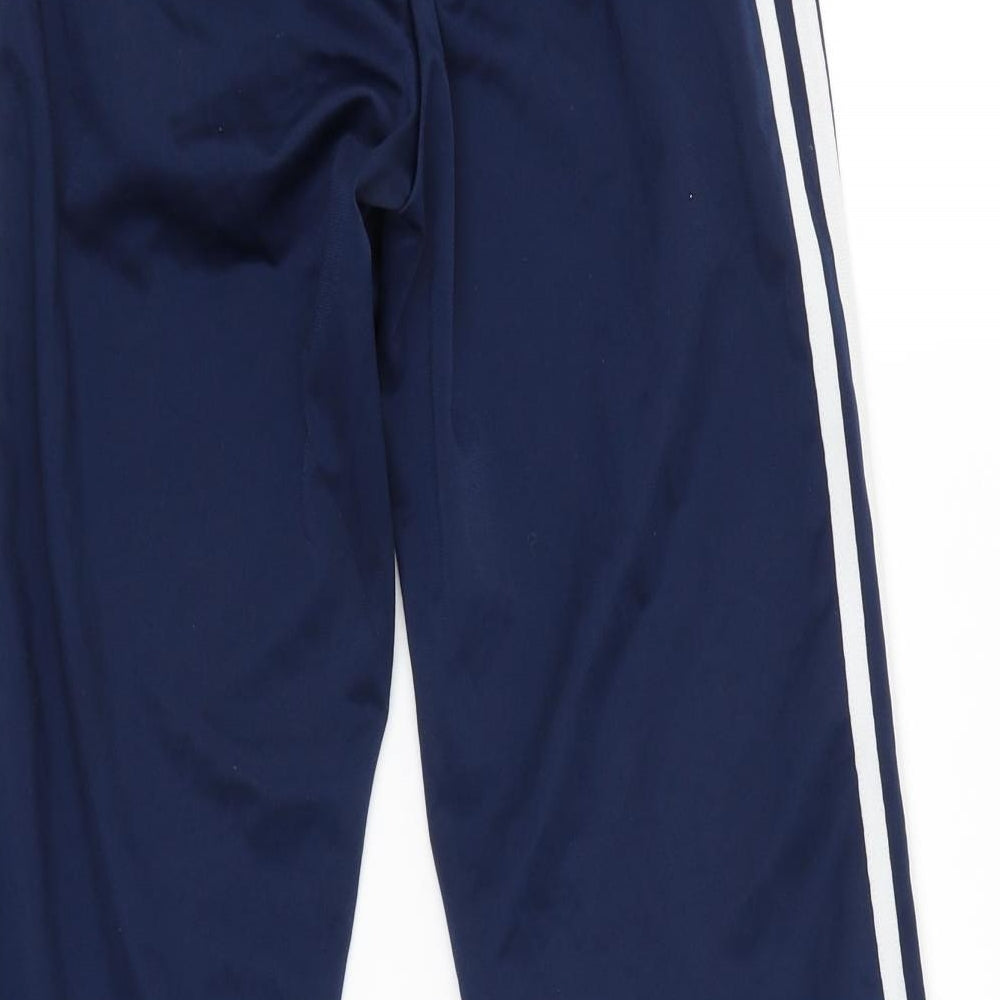 adidas Boys Blue   Jogger Trousers Size 9-10 Years