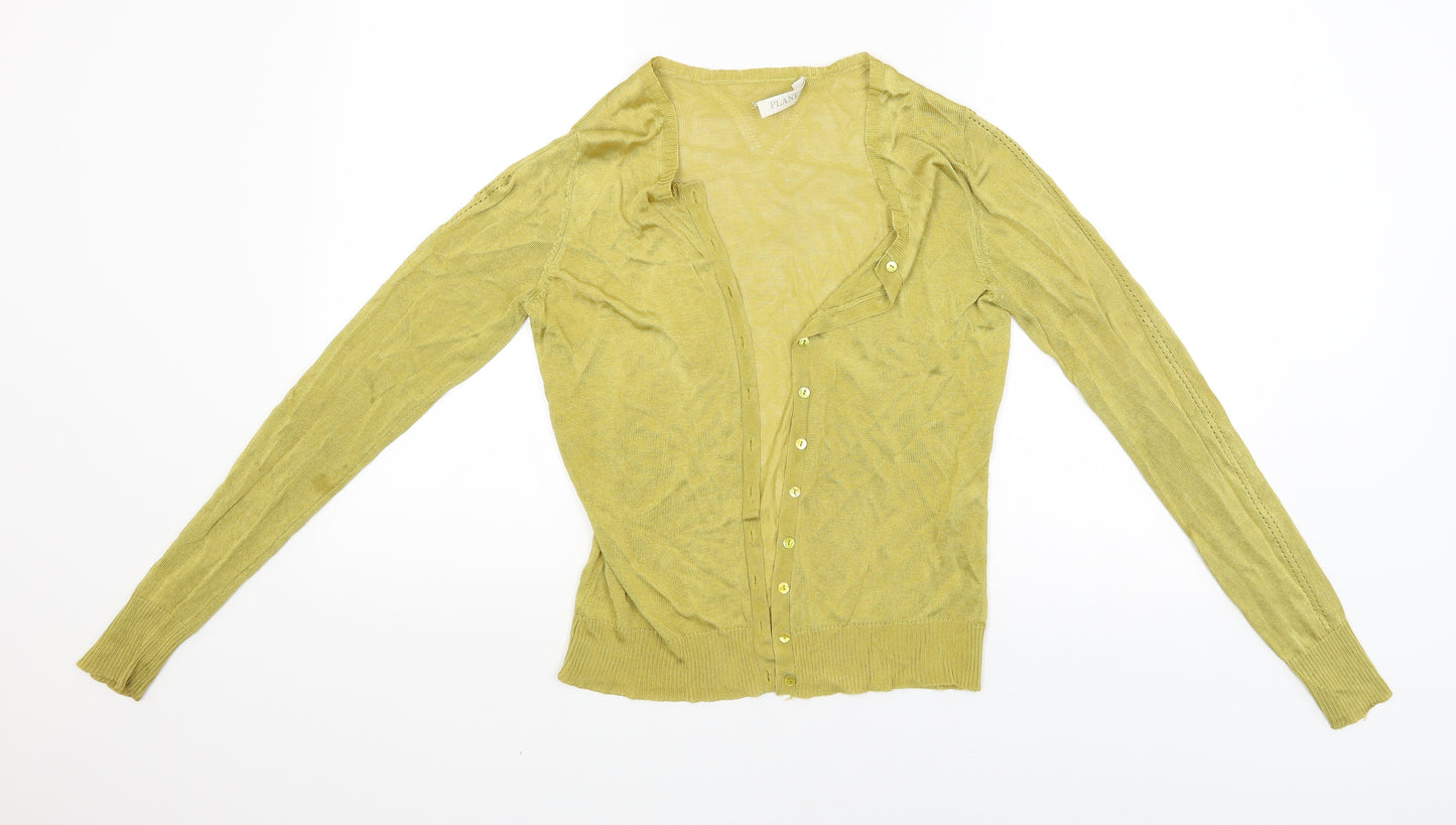 Planet Womens Gold   Basic Blouse Size S