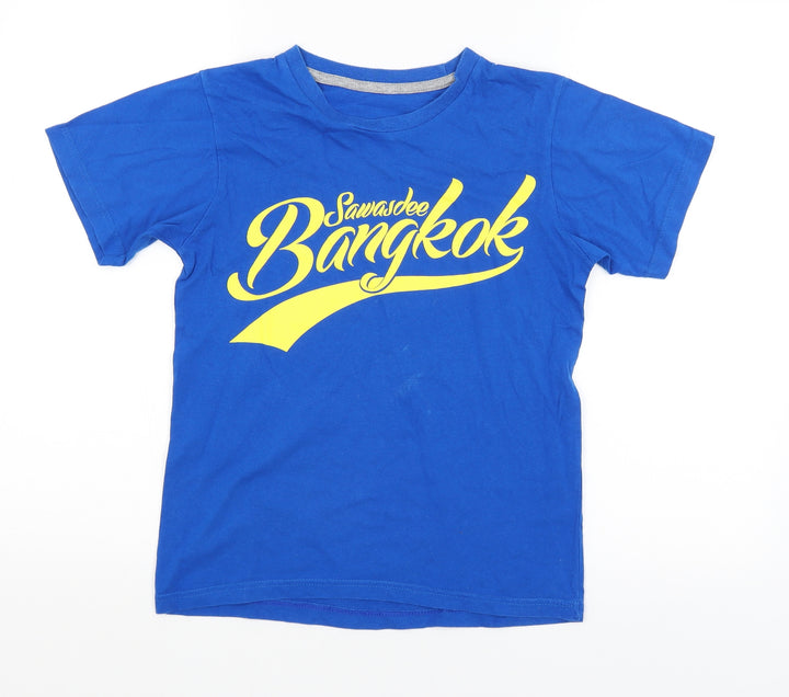 Bangkok Mens Blue T-Shirt Size S