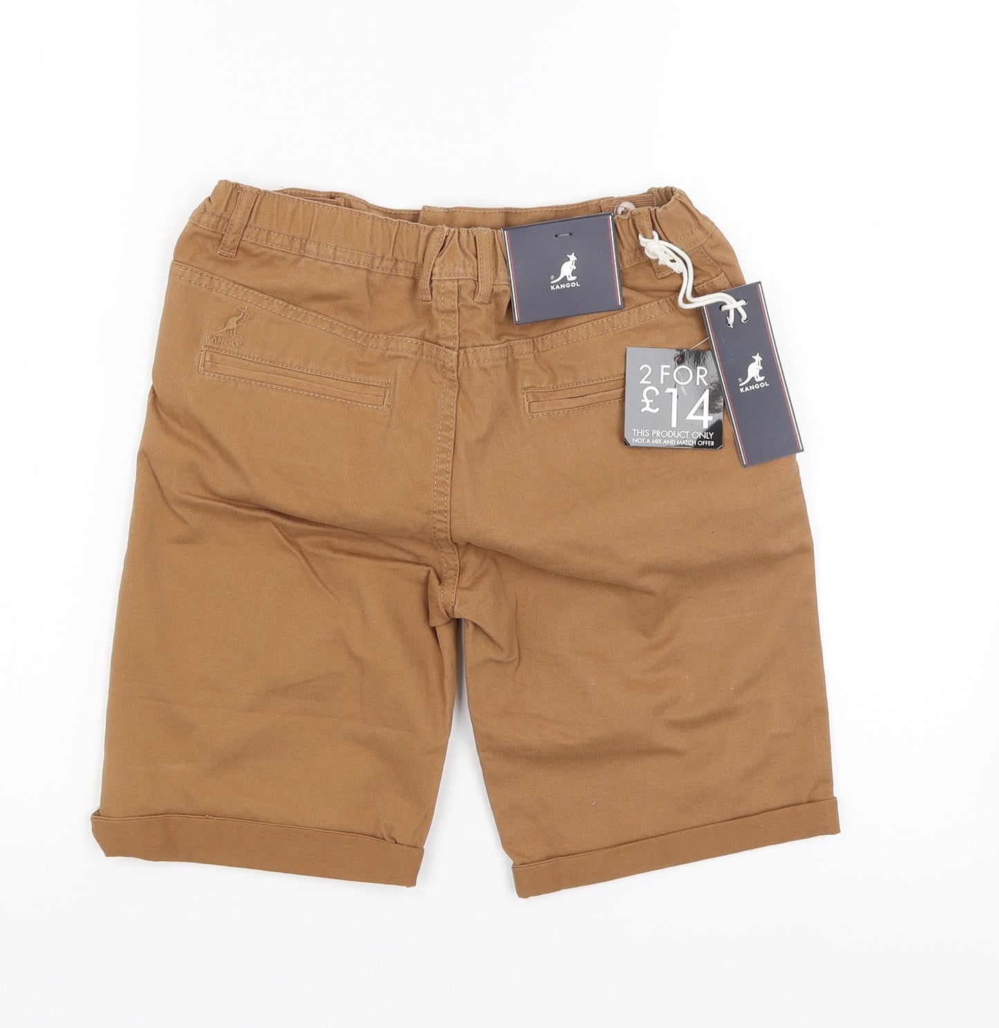 Kangol Boys Beige   Cargo Shorts Size 11-12 Years