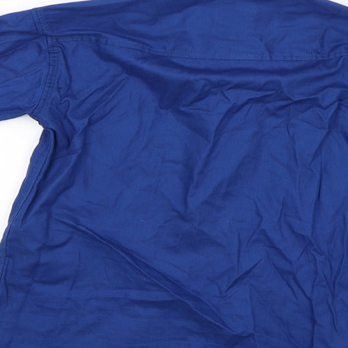 Being Human Mens Blue    Button-Up Size 34