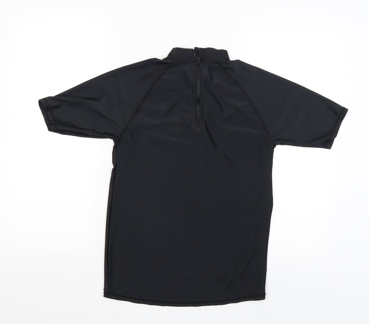 George Boys Black   Basic T-Shirt Size 12-13 Years  - No limits