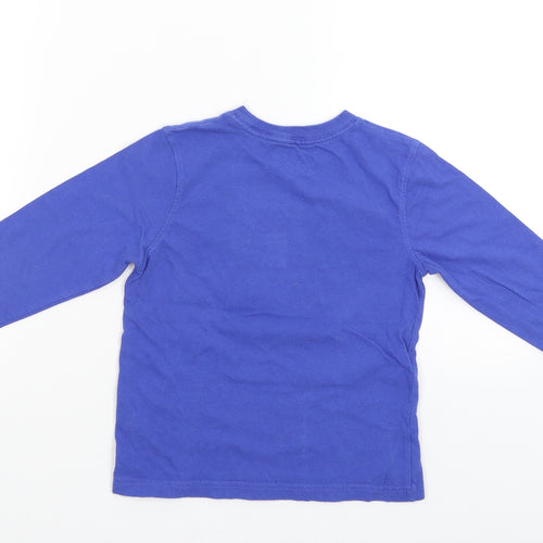 Jumping Beans Boys Blue   Basic T-Shirt Size 4 Years