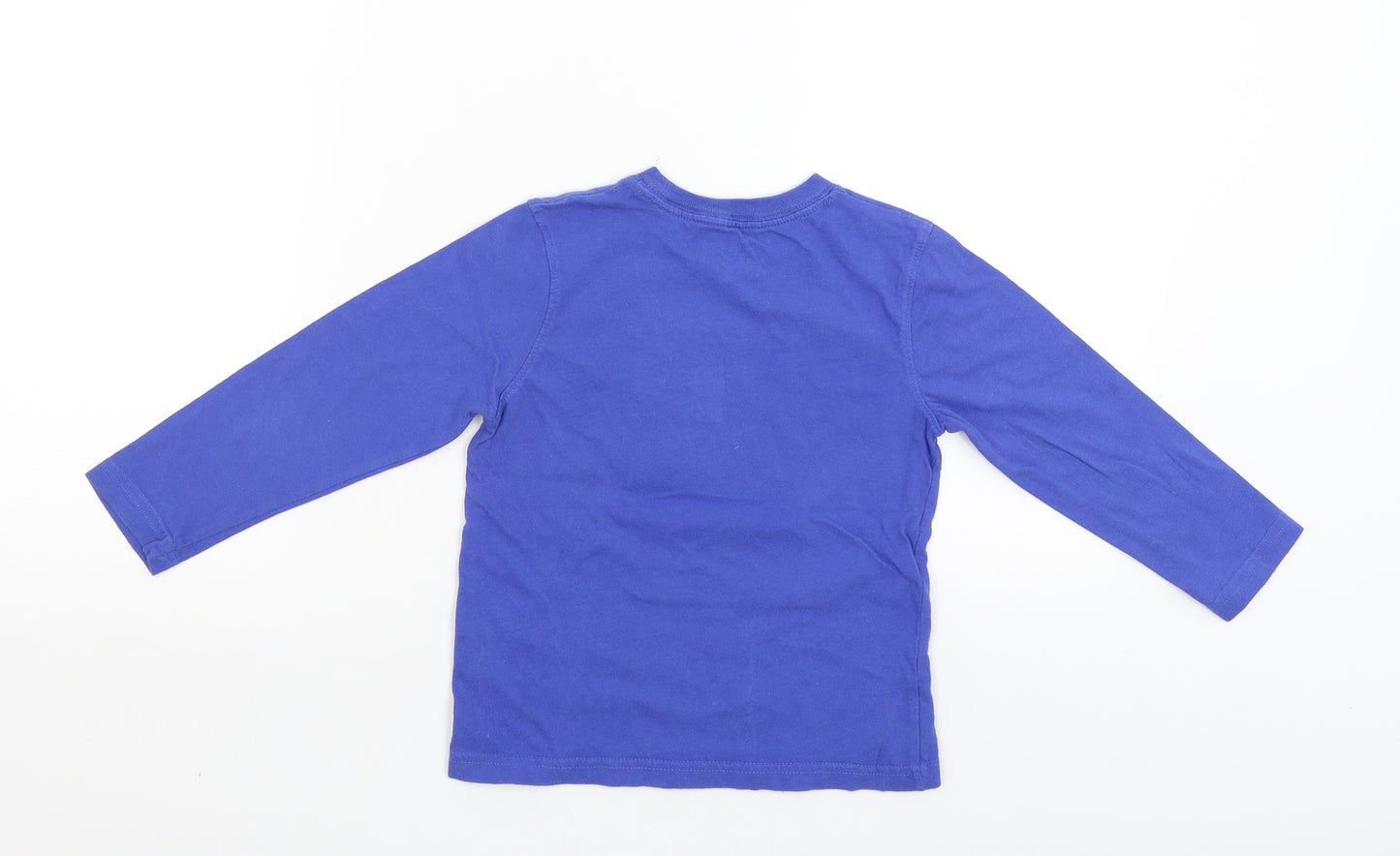 Jumping Beans Boys Blue   Basic T-Shirt Size 4 Years