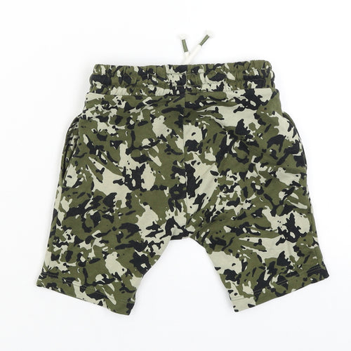 NEXT Boys Green Camouflage  Sweat Shorts Size 3-4 Years