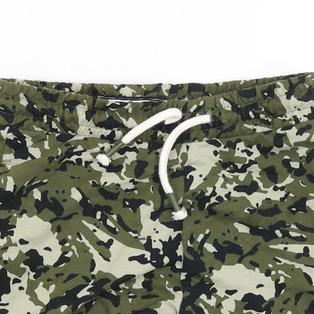 NEXT Boys Green Camouflage  Sweat Shorts Size 3-4 Years