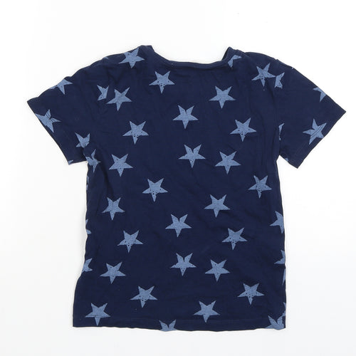 TU Girls Blue   Basic T-Shirt Size 5-6 Years  - STAR