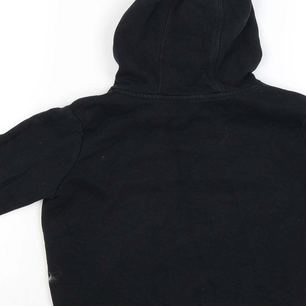 George Boys Black   Pullover Hoodie Size 6-7 Years