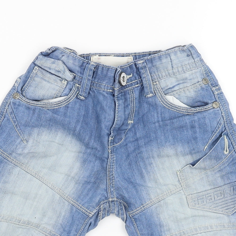 Denim Collection Girls Blue   Biker Shorts Size 5 Years