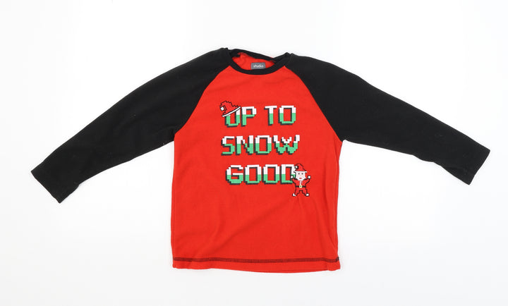 Studio Boys Red   Pullover Jumper Size 6-7 Years