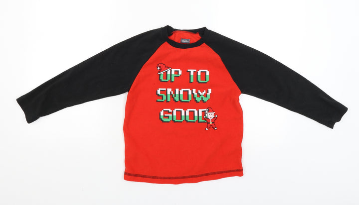 Studio Boys Red   Pullover Jumper Size 6-7 Years