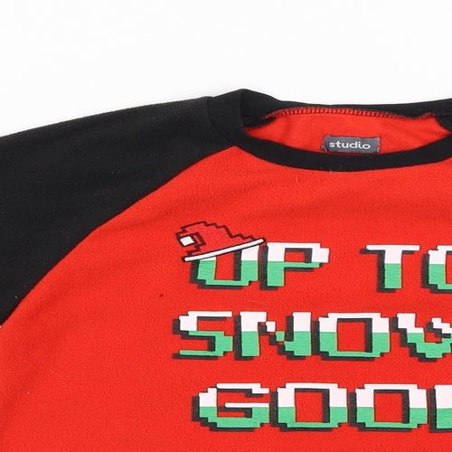 Studio Boys Red   Pullover Jumper Size 6-7 Years