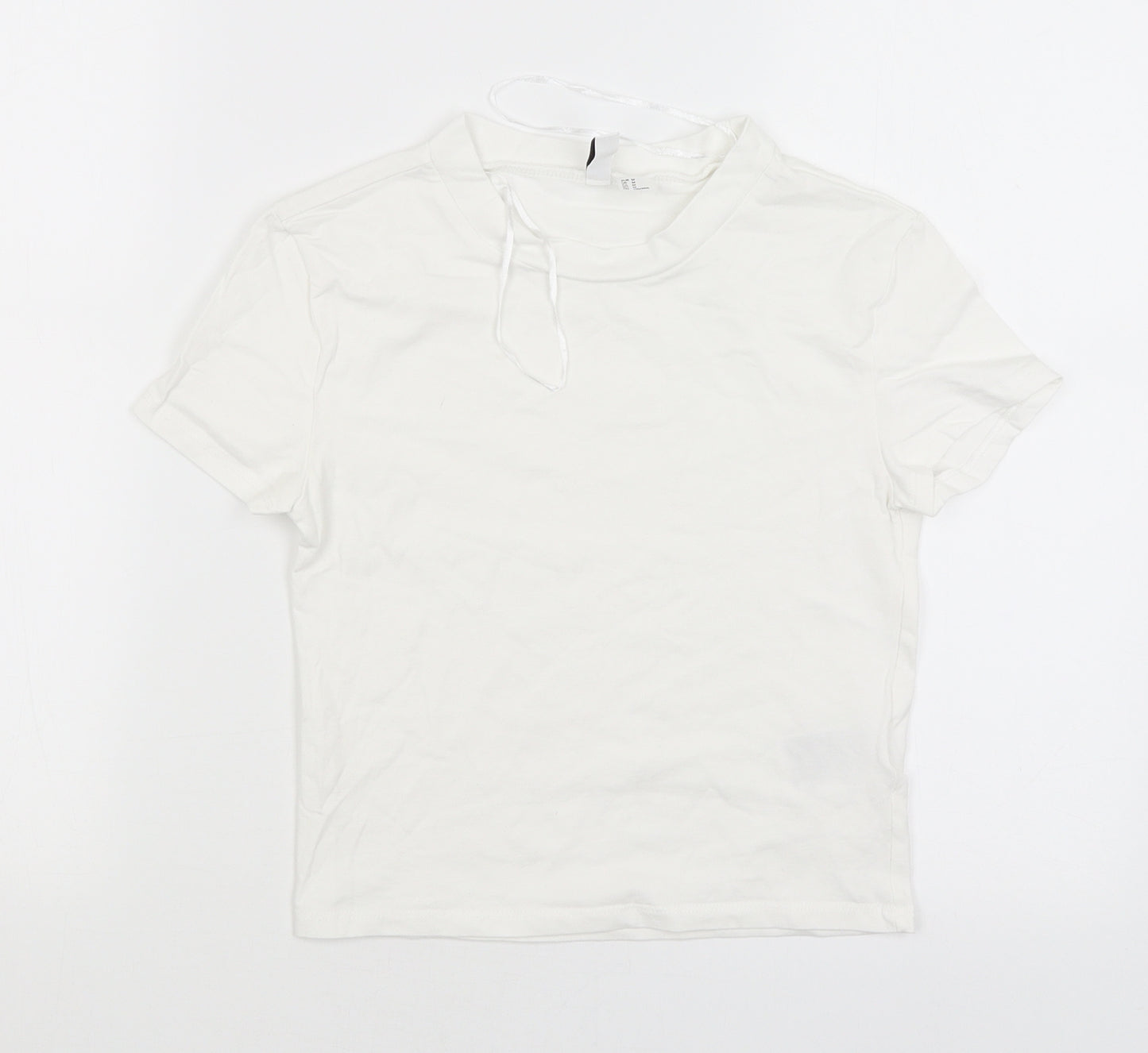 Divided Womens White   Basic T-Shirt Size M
