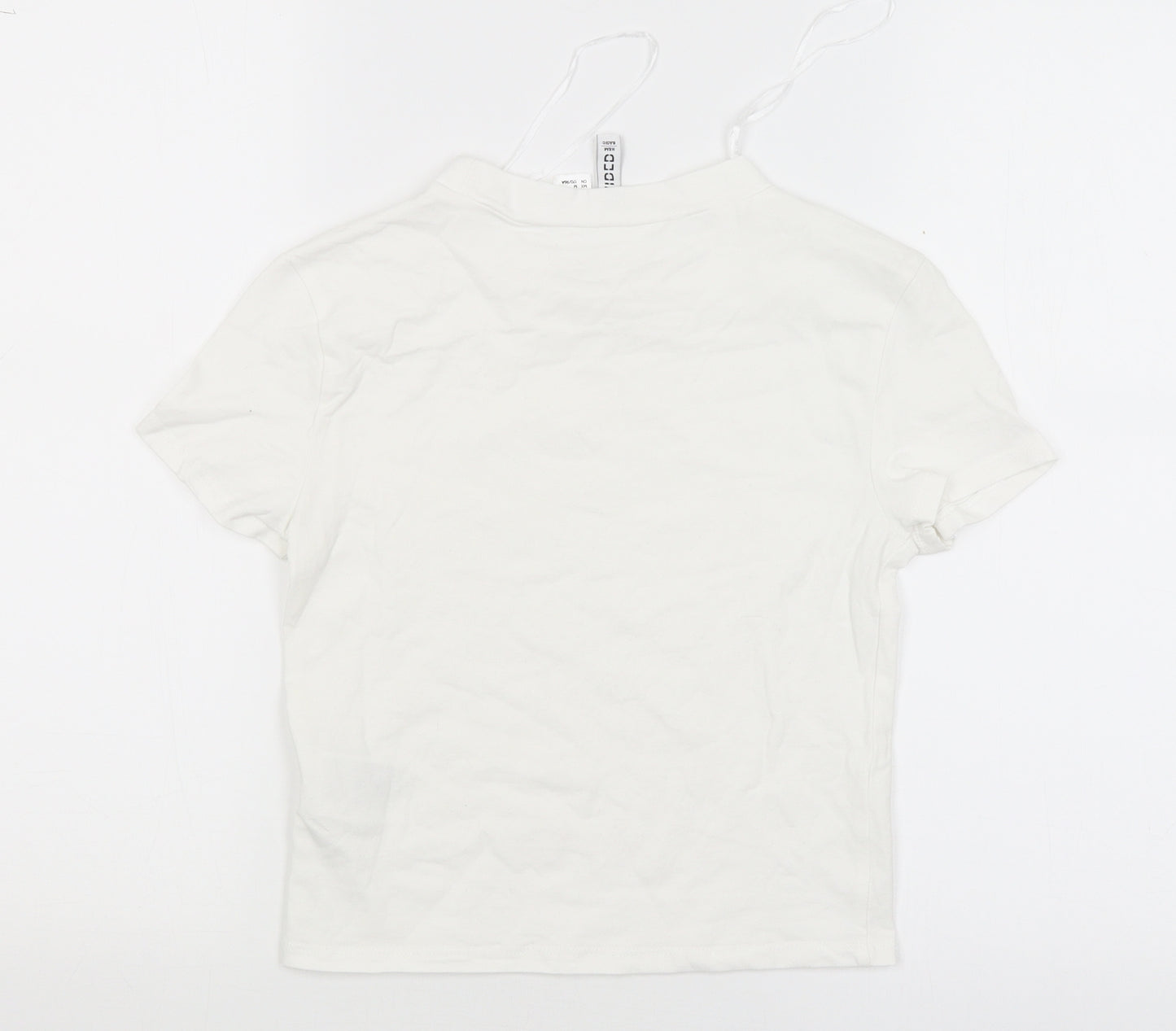 Divided Womens White   Basic T-Shirt Size M
