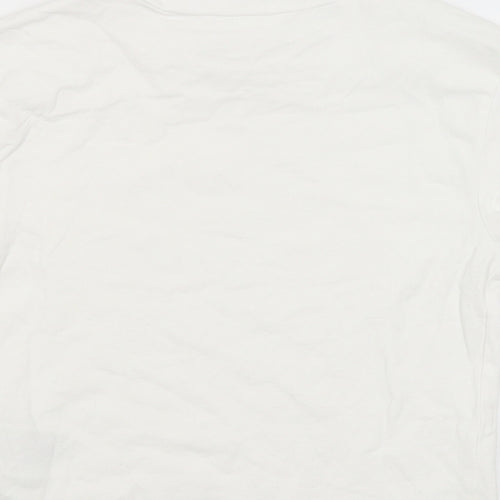 Divided Womens White   Basic T-Shirt Size M