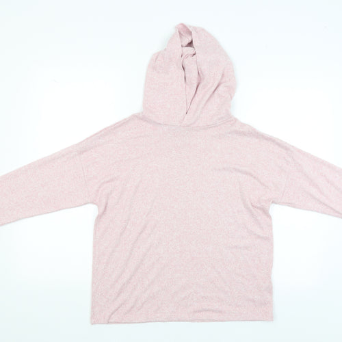 M&S Girls Pink   Pullover Hoodie Size 12-13 Years