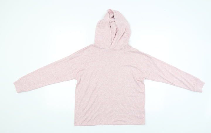 M&S Girls Pink Pullover Hoodie Size 12-13 Years