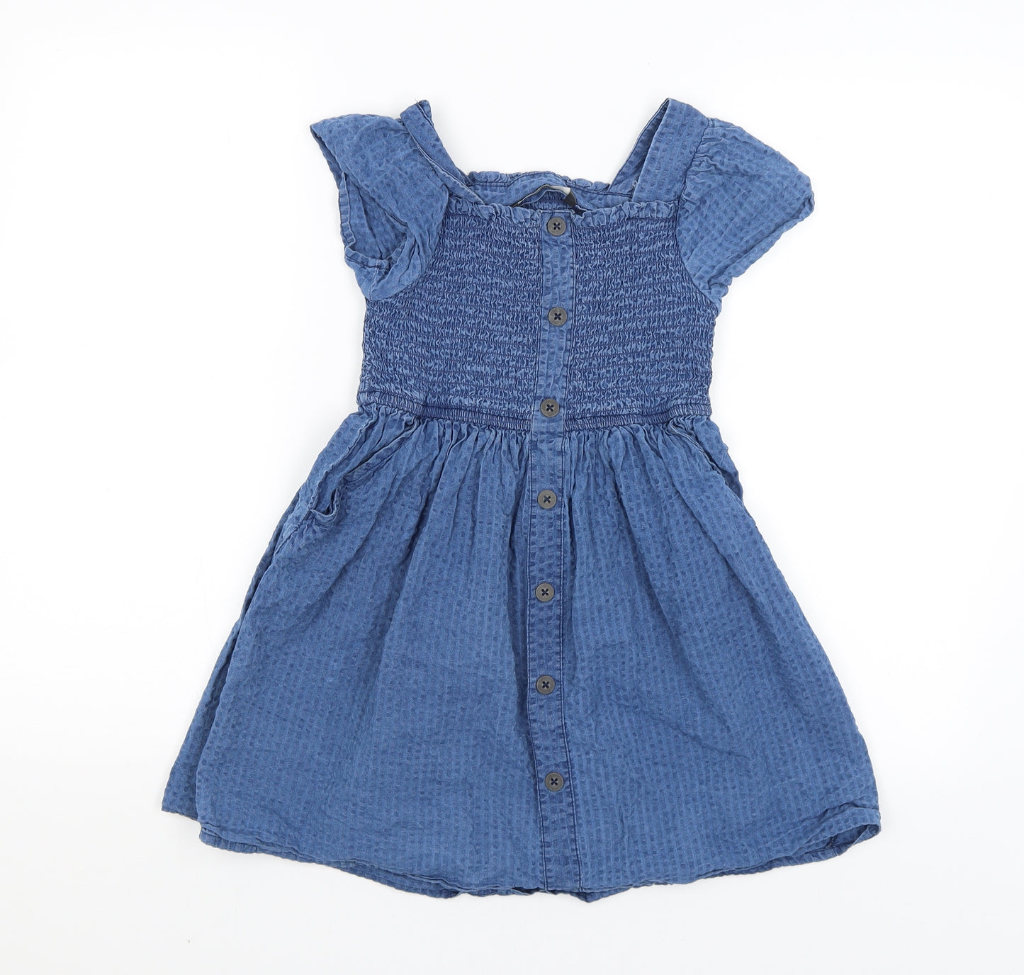 George Girls Blue   A-Line  Size 7-8 Years