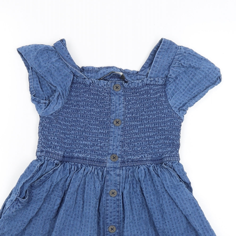 George Girls Blue   A-Line  Size 7-8 Years