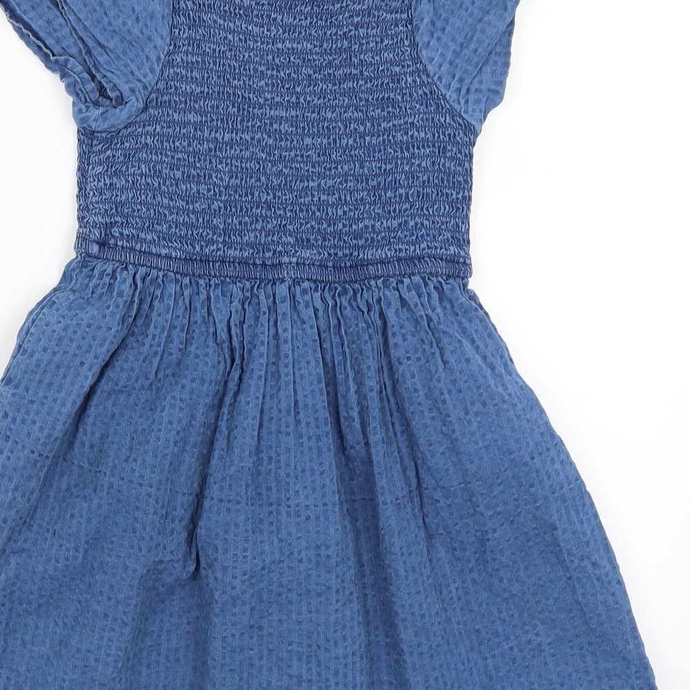 George Girls Blue   A-Line  Size 7-8 Years