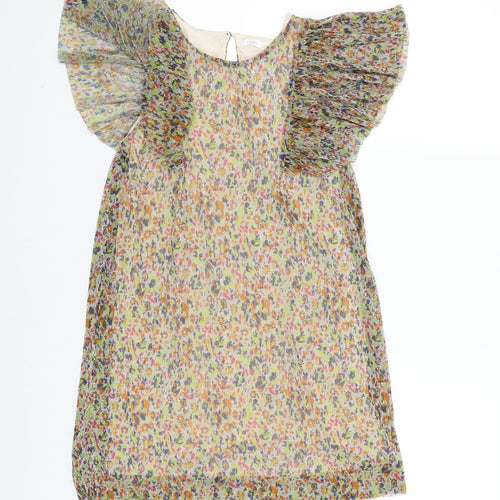 NEXT Girls Multicoloured Floral  A-Line  Size 10 Years