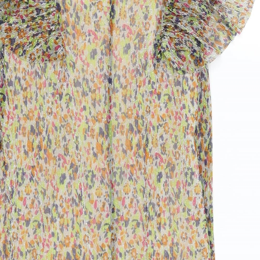 NEXT Girls Multicoloured Floral  A-Line  Size 10 Years