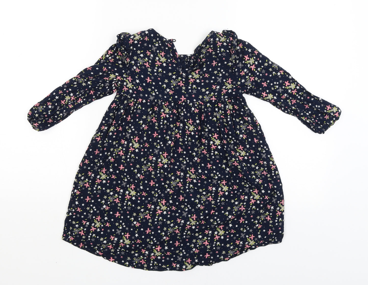 OUTFIT Girls Beige Floral  A-Line  Size 3-4 Years