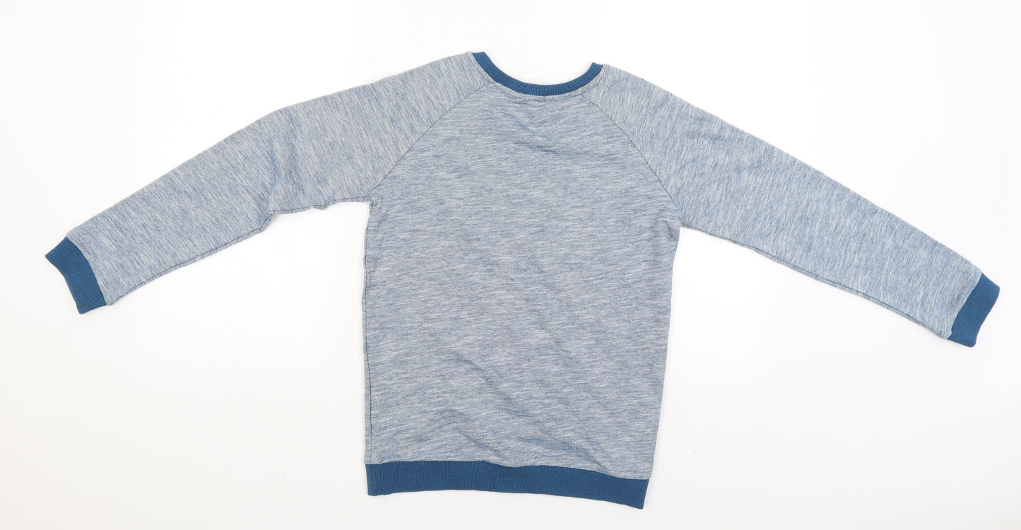 Nutmeg Boys Blue   Pullover Jumper Size 10-11 Years