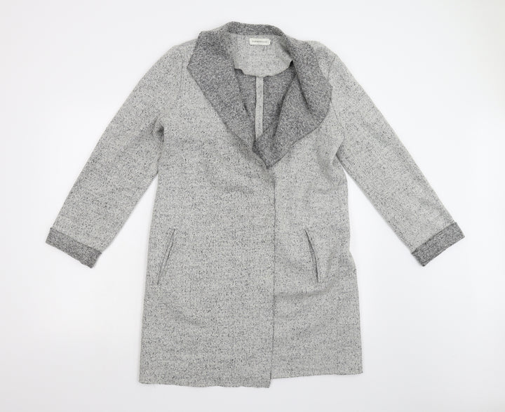 Paraphrase Womens Grey   Overcoat Coat Size M