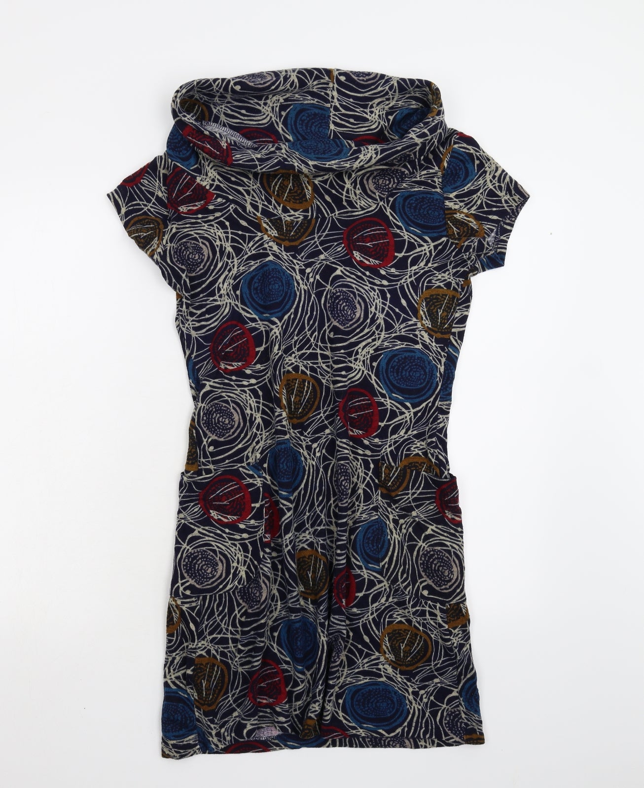 Tenki Womens Multicoloured Floral  Tunic Blouse Size M