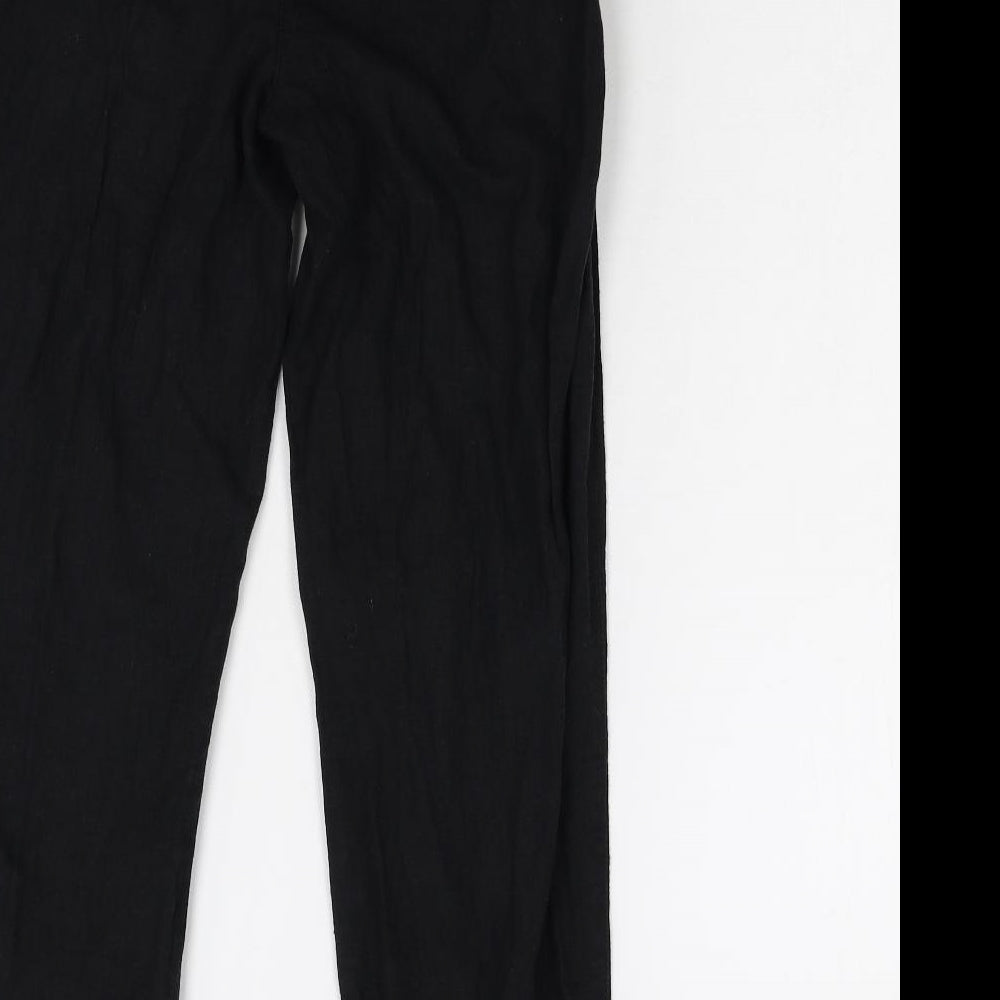 Primark Womens Black   Trousers  Size 12 L28 in