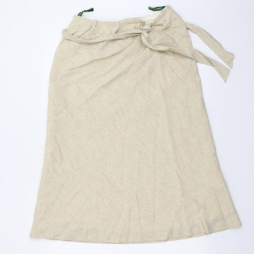 Rowlands Womens Beige   A-Line Skirt Size 16