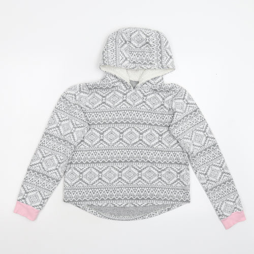 Preworn Girls   Fleece Pullover Hoodie Size 13 Years